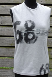 t-shirt bemalt, hinten